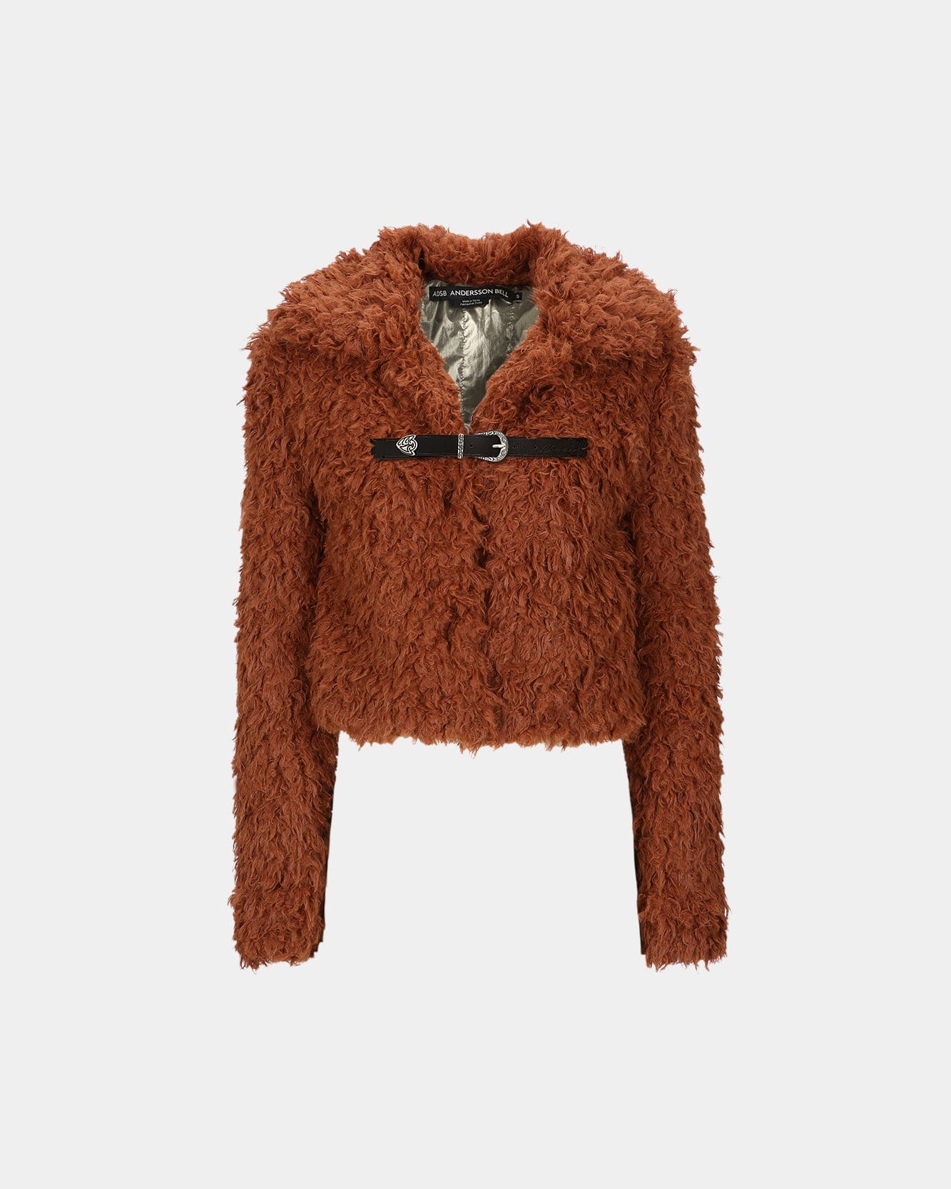 WOMEN) GOLDIE FAUX FUR CARDIGAN atb981w(BROWN) – Andersson Bell