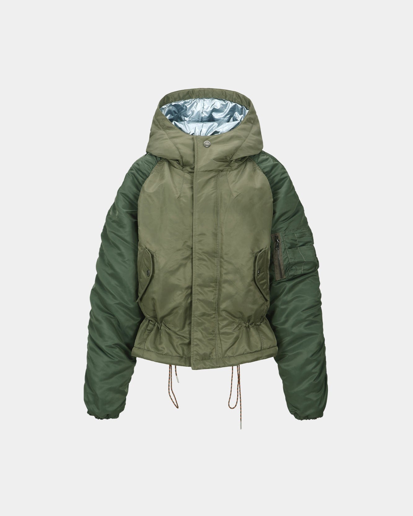 [ANDERSSON BELL]★(WOMEN) HAYDEN VEST LAYERED PADDED JACKET WOMEN) HAYDEN VEST LAYERED PADDED JACKET awa618w(KHAKI