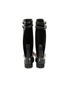 Andersson Bell (Women) HEATHER CUT-OUT LONG BOOTS aaa343w(BLACK)
