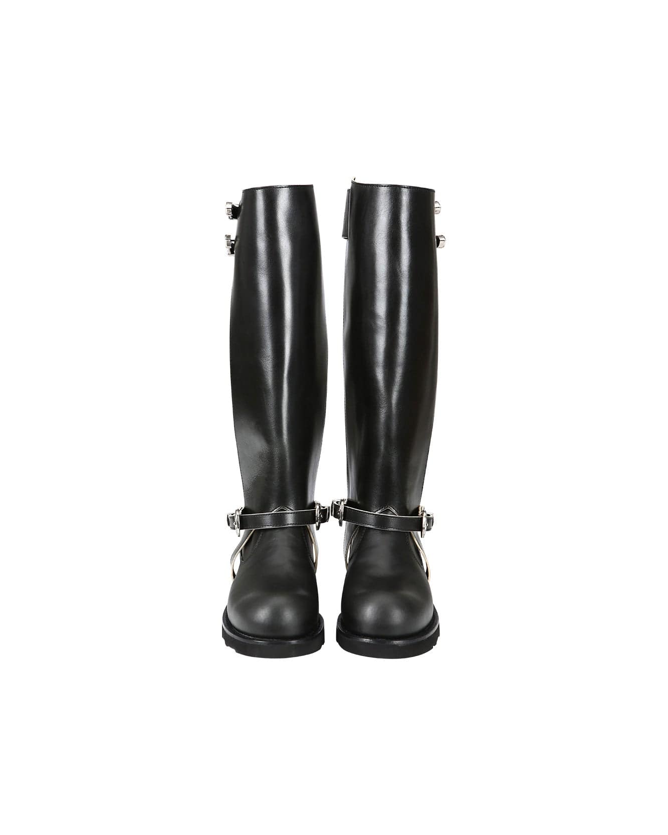 Andersson Bell (Women) HEATHER CUT-OUT LONG BOOTS aaa343w(BLACK)