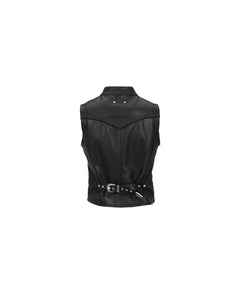Andersson Bell (WOMEN) LIV GOAT LEATHER VEST atb976w(BLACK)