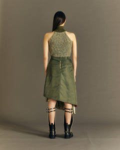 Andersson Bell (WOMEN) MA-1 SCARF SKIRT apa666w(KHAKI)