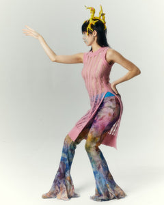 Andersson Bell (WOMEN) MEADOW MOHAIR SLIT TOP atb990w(MELLOW PINK)_2