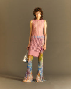 Andersson Bell (WOMEN) MEADOW MOHAIR SLIT TOP atb990w(MELLOW PINK)_2