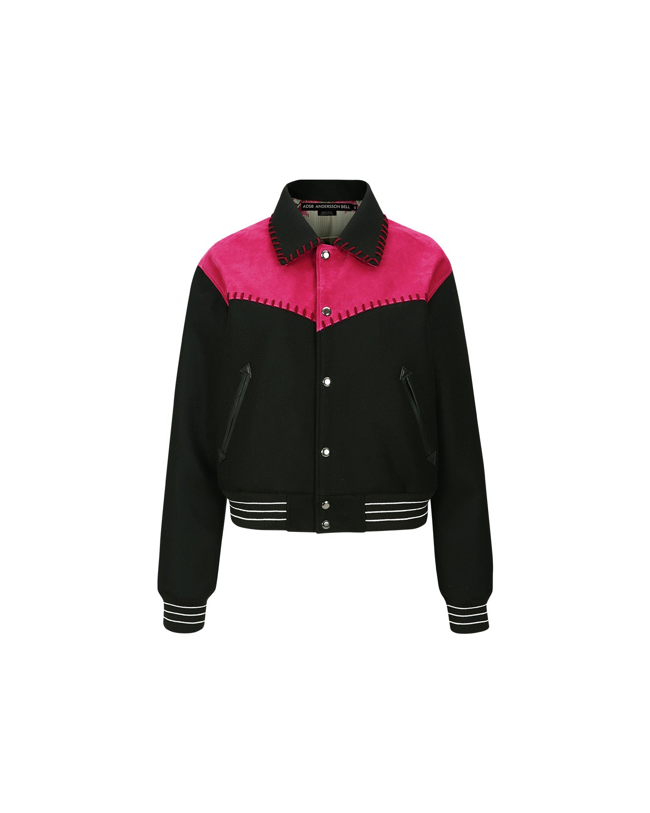 Andersson Bell (WOMEN) NEW MARGO WESTERN VARSITY JACKET awa550w(MAGENTA)