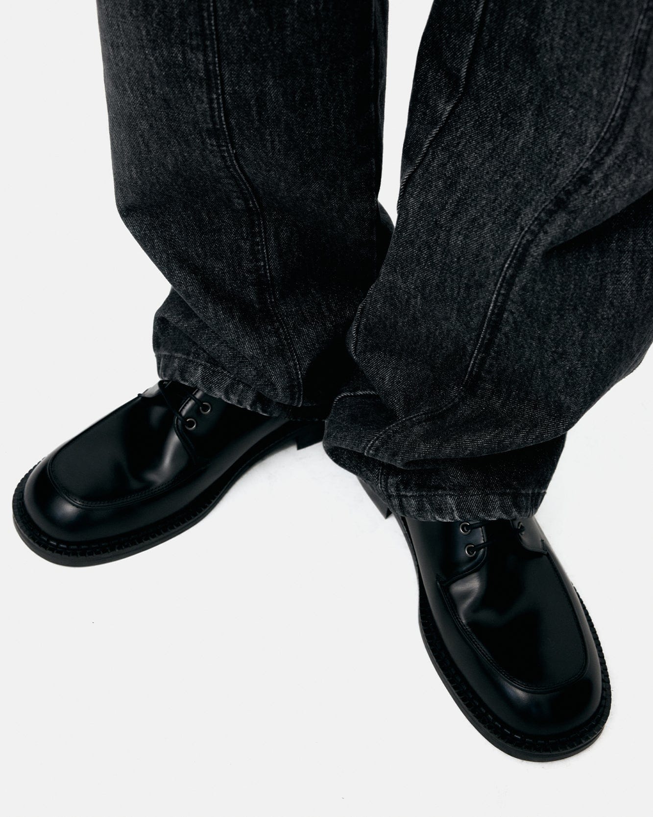 기타 ANGLED LOAFER aaa497m(BLACK)