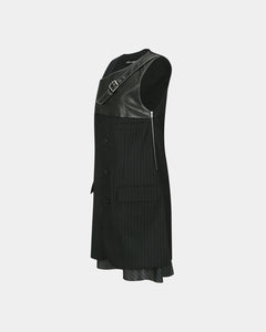 기타 BLAZER CUT SLEEVELESS DRESS atb1396w(BLACK)