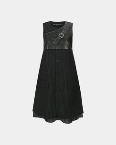 기타 BLAZER CUT SLEEVELESS DRESS atb1396w(BLACK)