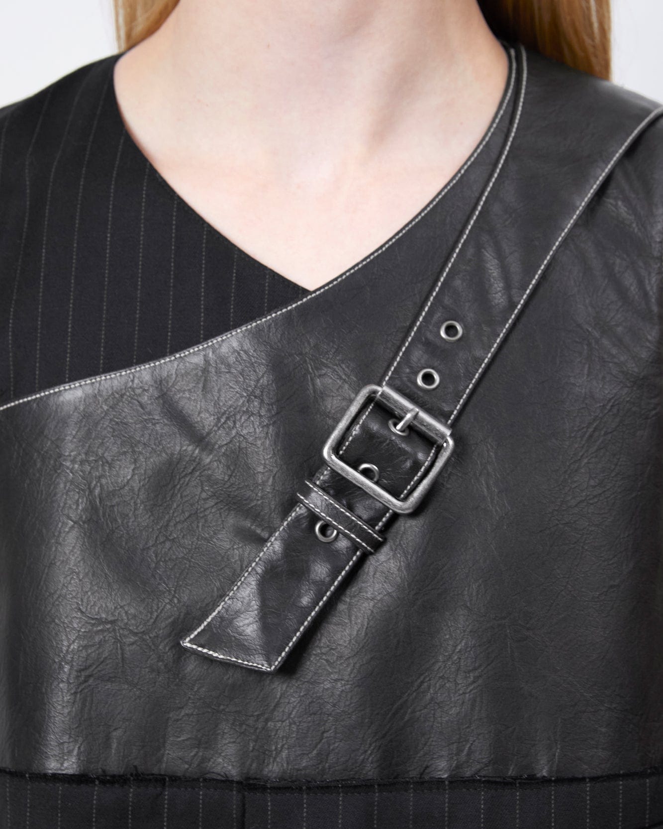 기타 BLAZER CUT SLEEVELESS DRESS atb1396w(BLACK)