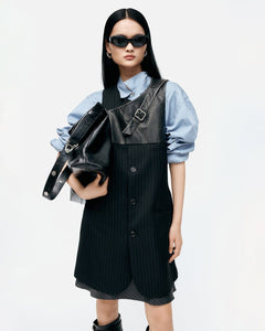 기타 BLAZER CUT SLEEVELESS DRESS atb1396w(BLACK)