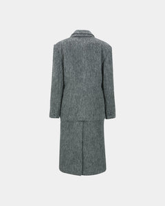 기타 BLAZER LAYERED COAT awa719w(CHARCOAL)
