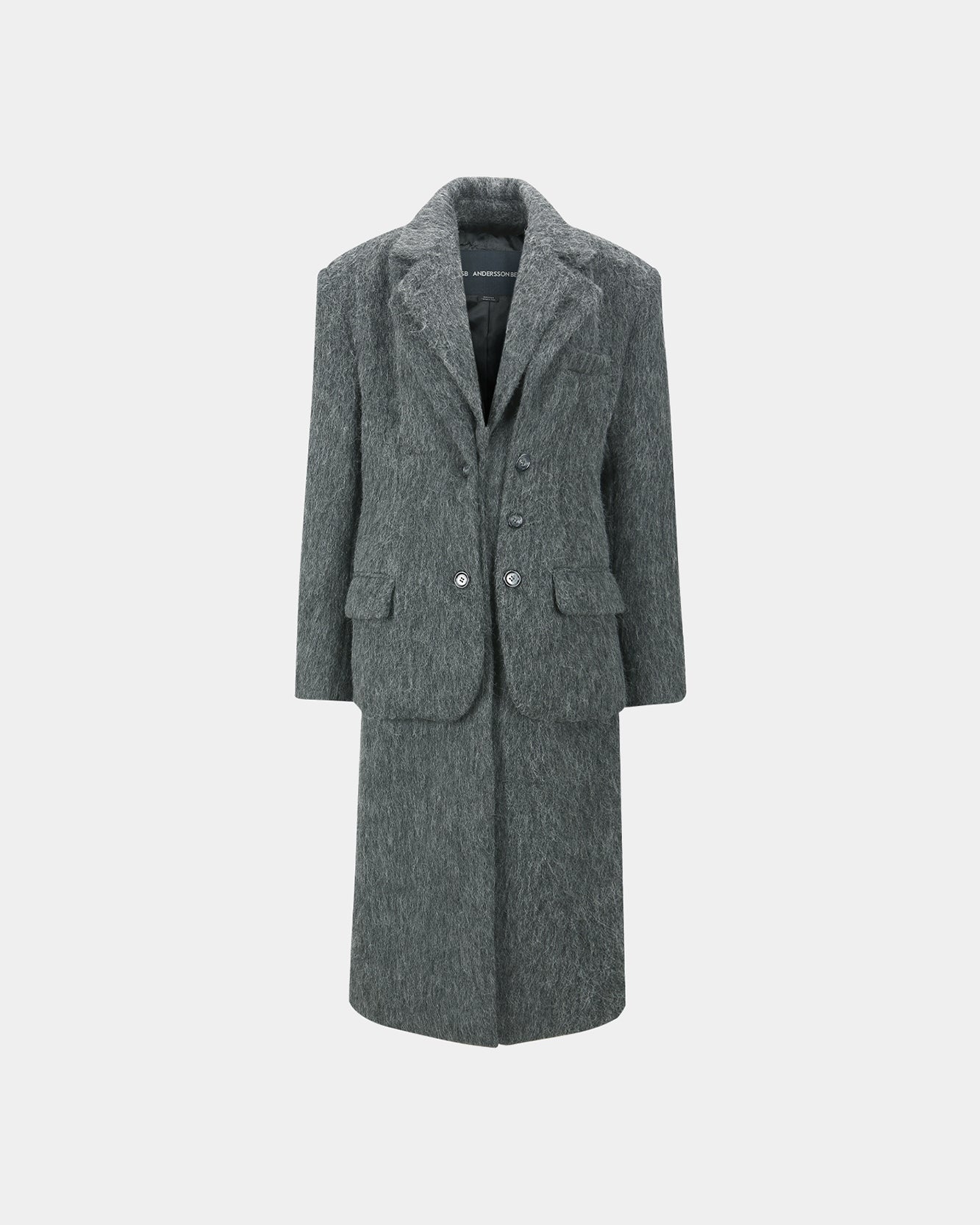 기타 BLAZER LAYERED COAT awa719w(CHARCOAL)