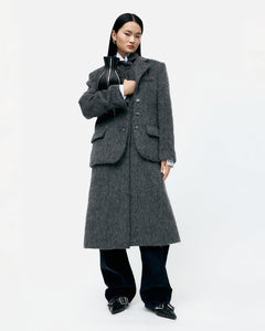 기타 BLAZER LAYERED COAT awa719w(CHARCOAL)