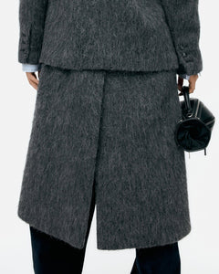 기타 BLAZER LAYERED COAT awa719w(CHARCOAL)