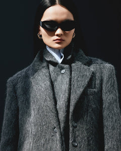 기타 BLAZER LAYERED COAT awa719w(CHARCOAL)
