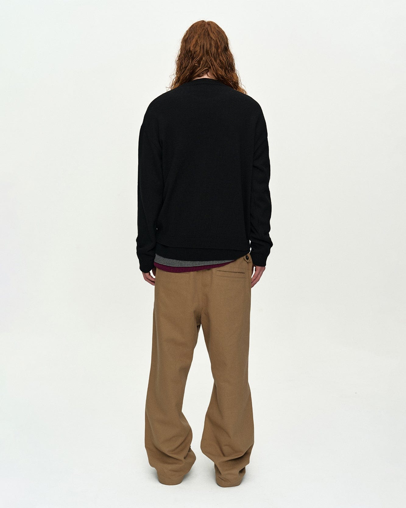기타 BOYS HEART MESSAGE CREW-NECK SWEATER atb1453m(BLACK)