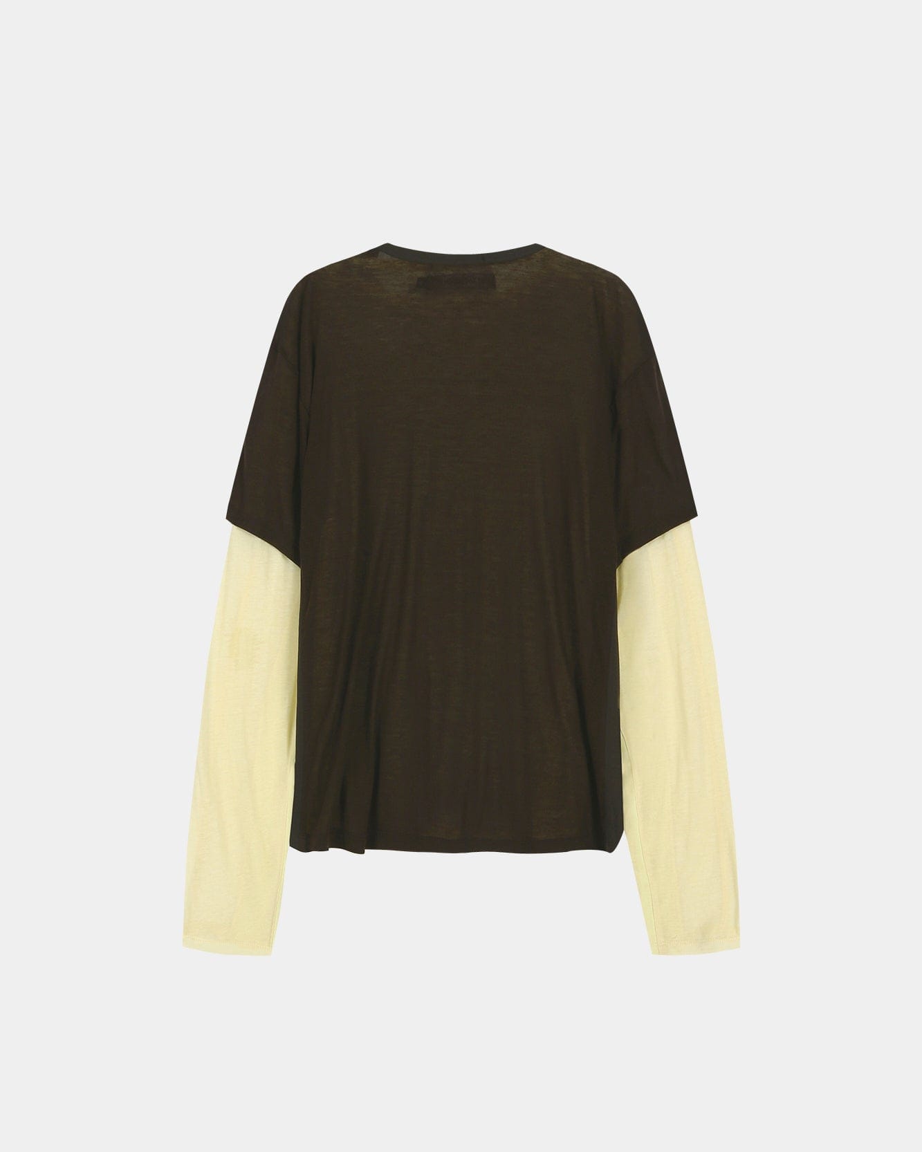 BRAD LAYERED T-SHIRT atb1531m(LEMON/BROWN) – Andersson Bell