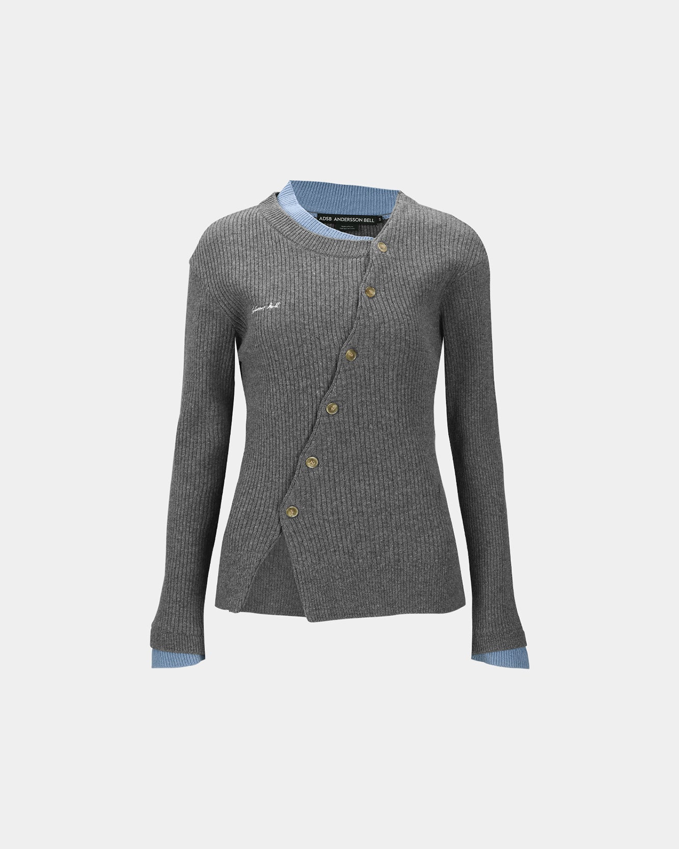 기타 BUTTON SLIM KNIT CARDIGAN atb1383w(GREY)