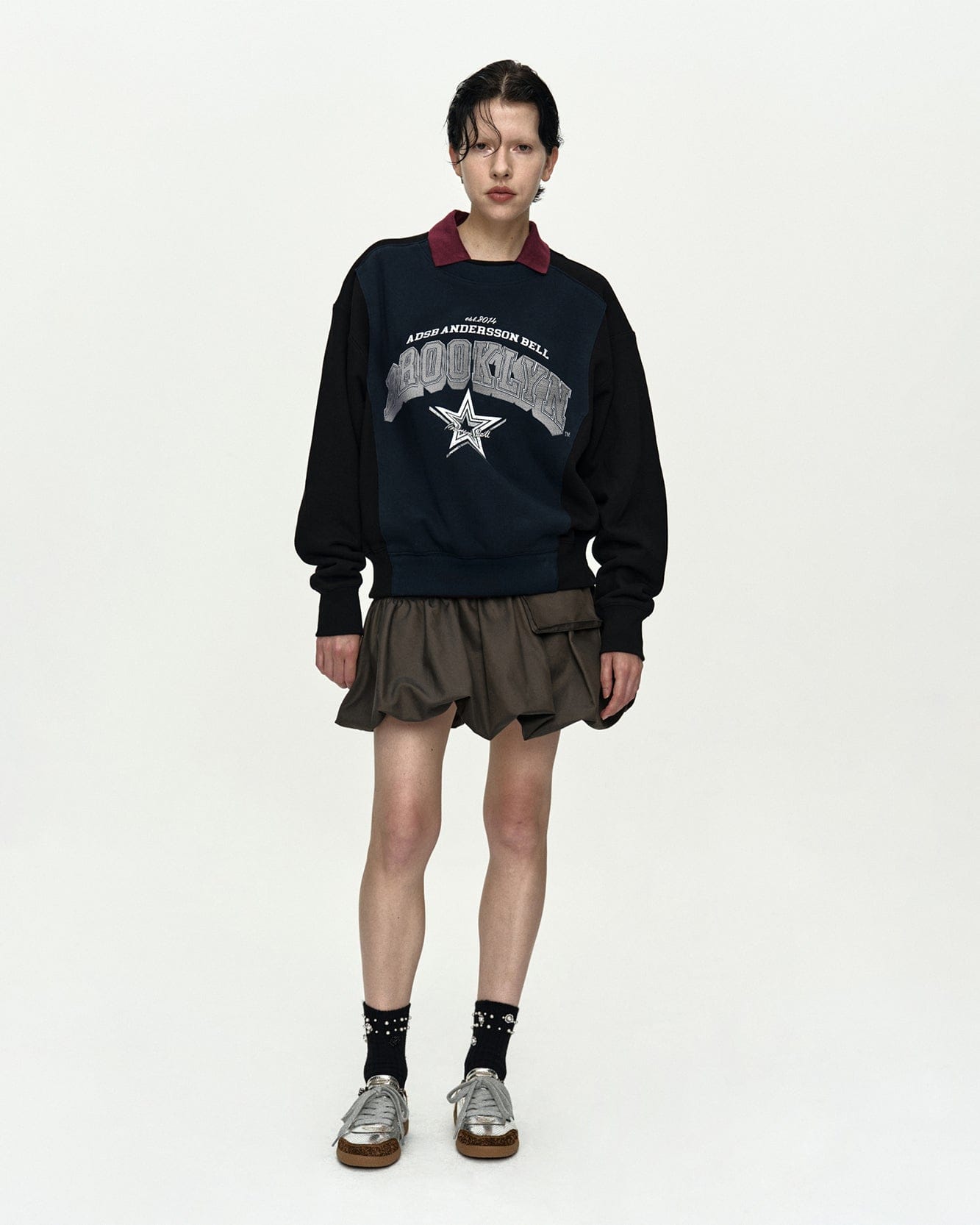 RESTOCK] CARGO BALLOON SKIRT apa897w(CHARCOAL) – Andersson Bell