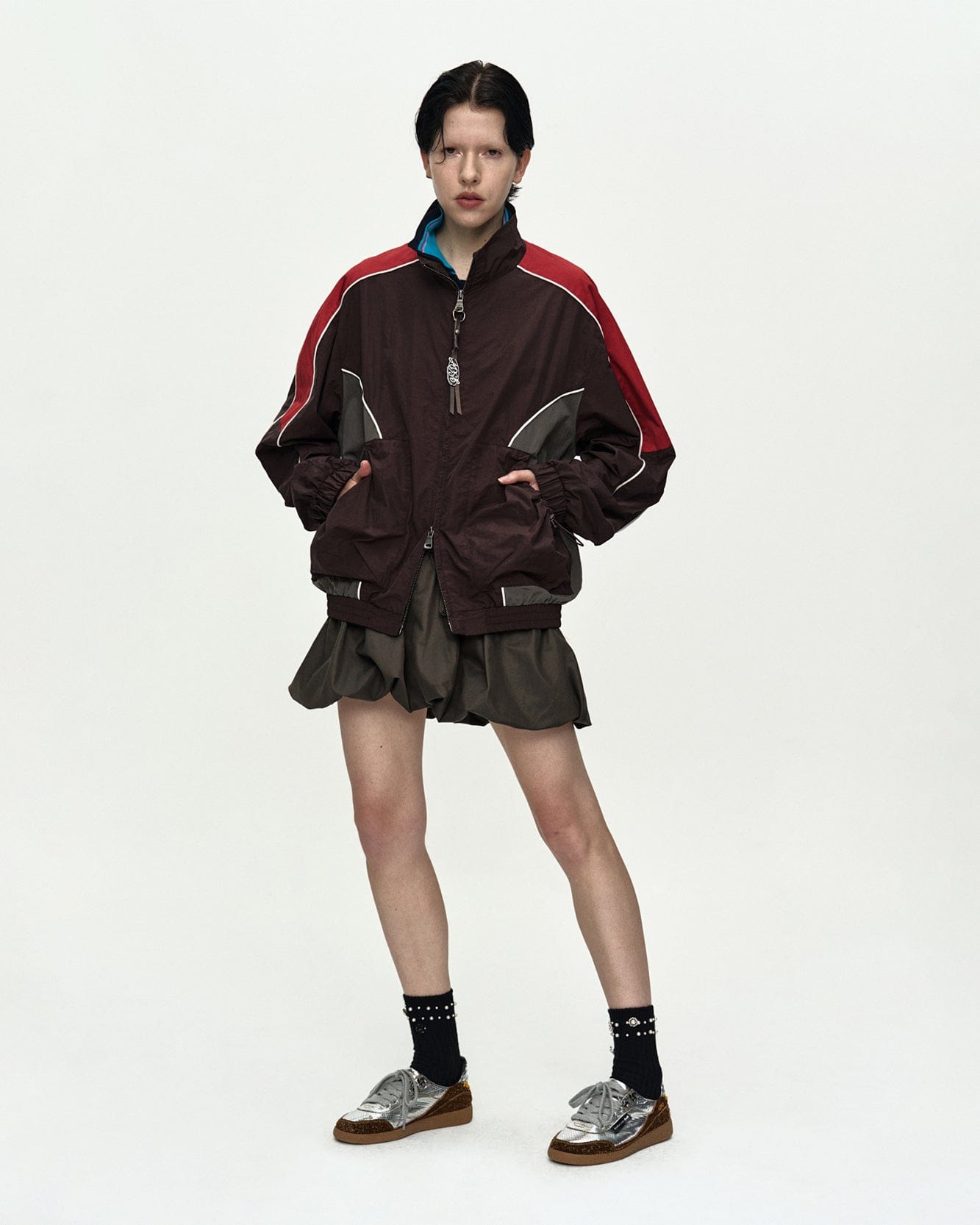 RESTOCK] CARGO BALLOON SKIRT apa897w(CHARCOAL) – Andersson Bell