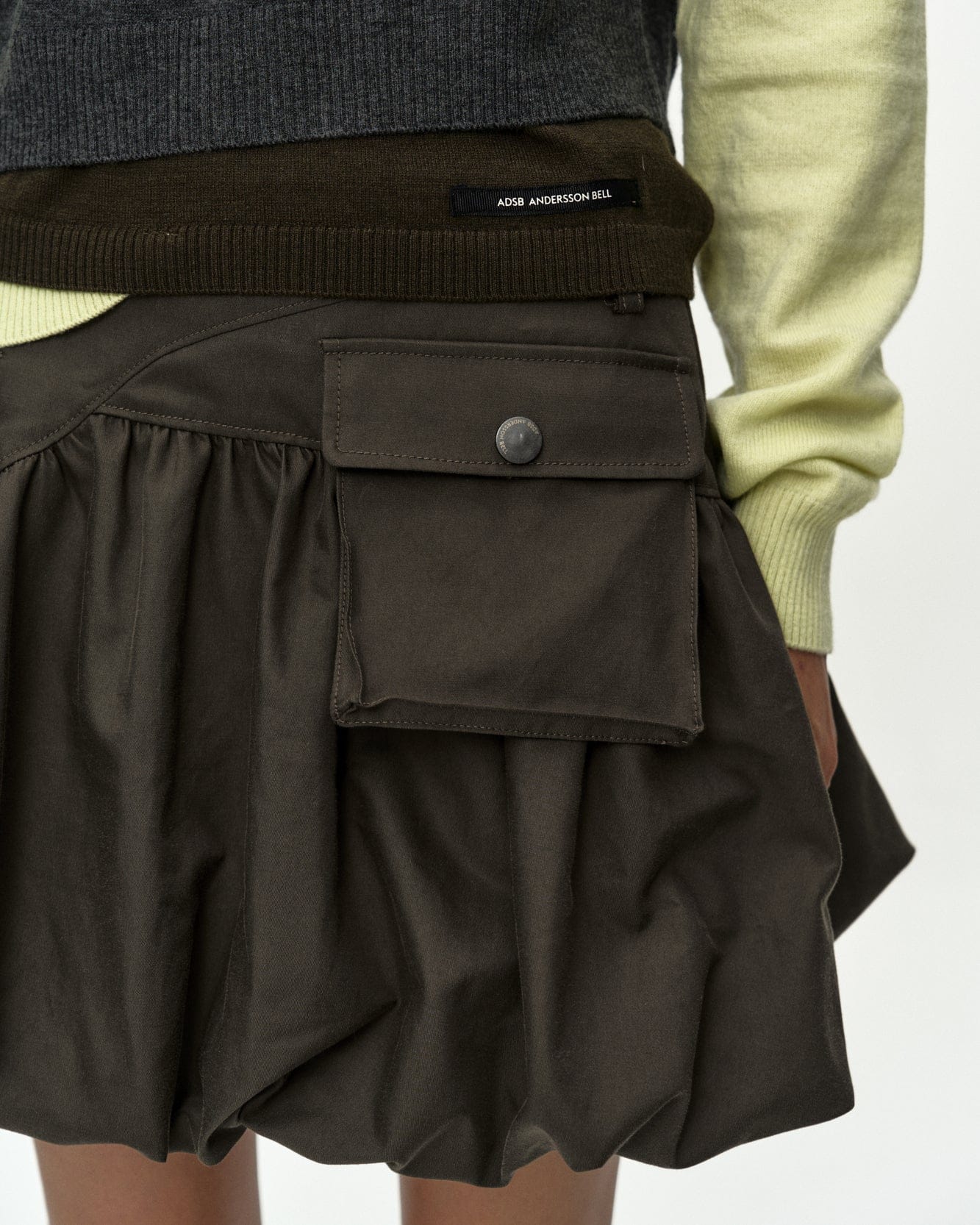 RESTOCK] CARGO BALLOON SKIRT apa897w(CHARCOAL) – Andersson Bell
