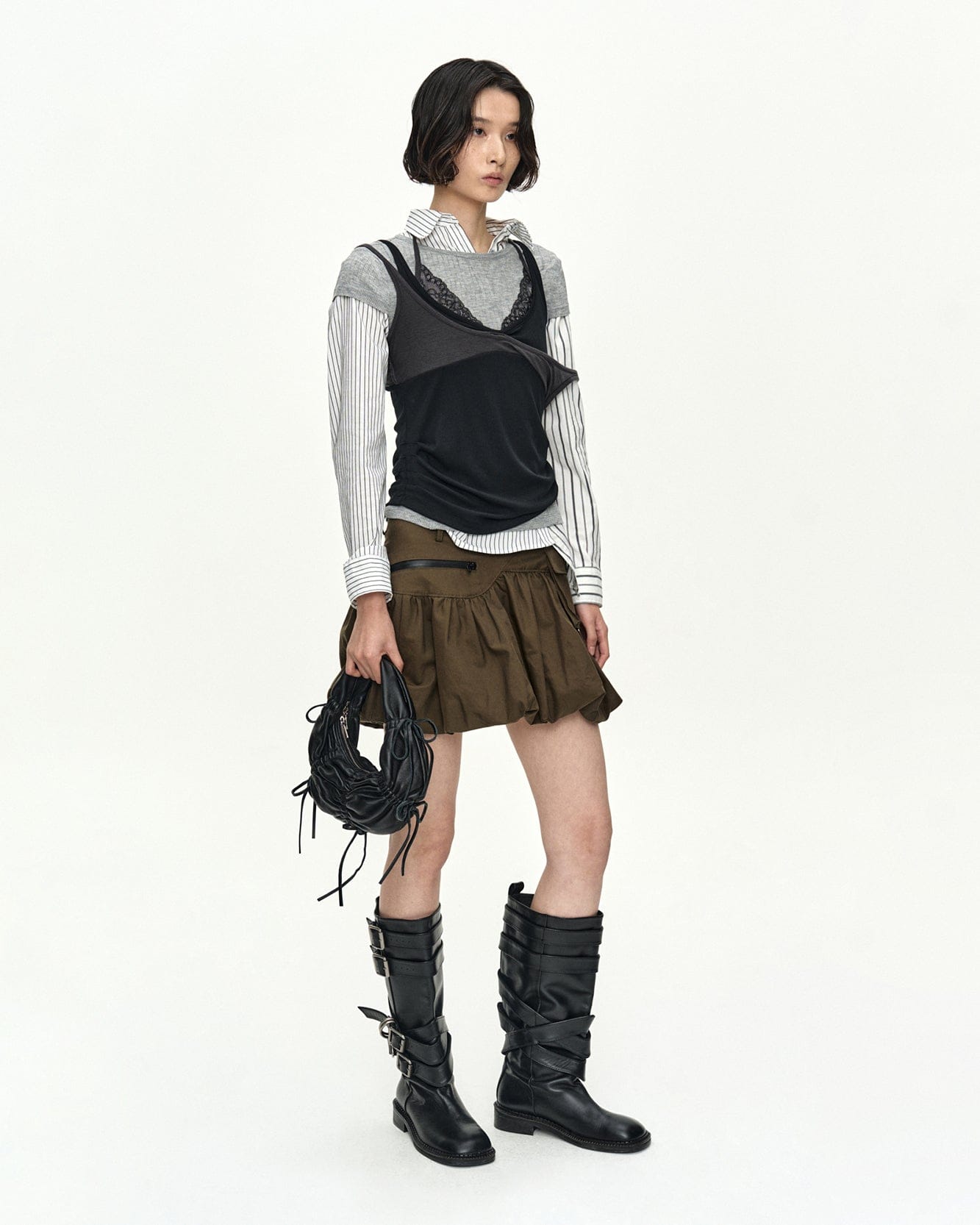 CARGO BALLOON SKIRT apa897w(KHAKI) – Andersson Bell