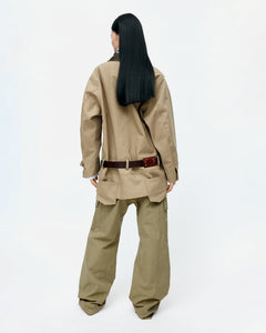 기타 CARPENTER SHORTS INSERTED COAT awa720w(BEIGE)