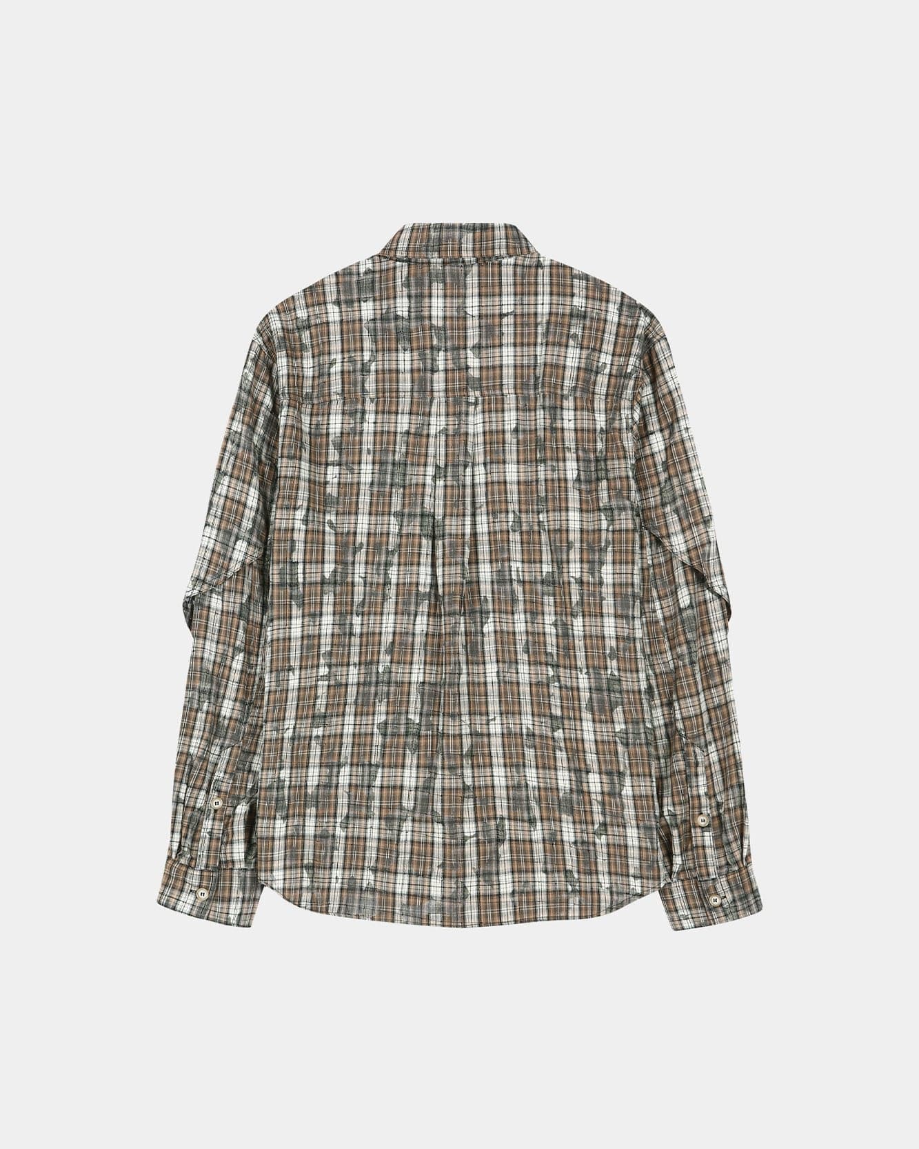 기타 CHECK LAYERED SHIRT atb1368m(BEIGE)