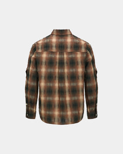 기타 CHECK LAYERED SHIRTS atb1337m(BROWN)