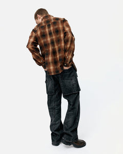 기타 CHECK LAYERED SHIRTS atb1337m(BROWN)
