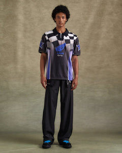 기타 CHECKERBOARD RACING T-SHIRTS atb1298m(BLUE/BLACK)