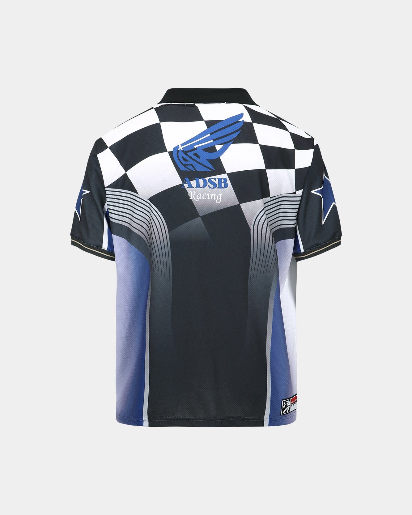 기타 CHECKERBOARD RACING T-SHIRTS atb1298m(BLUE/BLACK)
