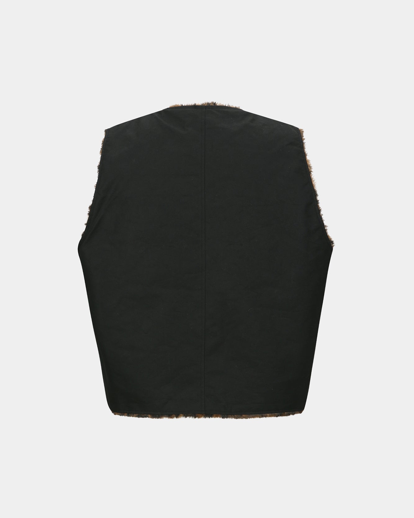 기타 COLLARLESS POCKET VEST awa733m(BLACK)