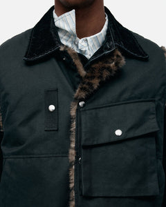 기타 COLLARLESS POCKET VEST awa733m(BLACK)