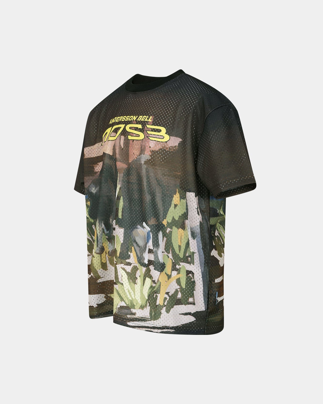 기타 COW PRINTED MESH T-SHIRTS atb1288m(BROWN)