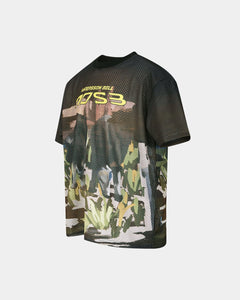 기타 COW PRINTED MESH T-SHIRTS atb1288m(BROWN)