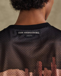 기타 COW PRINTED MESH T-SHIRTS atb1288m(BROWN)