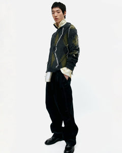 기타 CROSSOVER CARPENTER WIDE-LEG JEANS apa835m(BLACK)