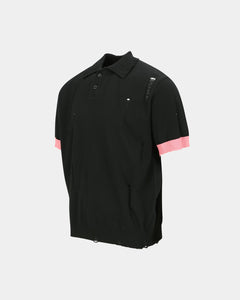 기타 DAMAGED POLO SWEATER atb1243m(BLACK/PINK)