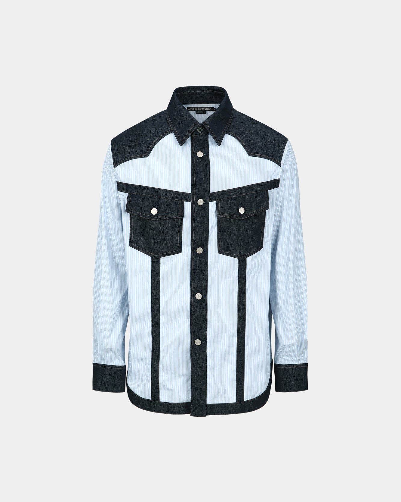 기타 DENIM & STRIPE SHIRTS atb1274m(BLUE)