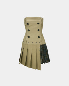 기타 DOUBLE PLEATS TRENCH DRESS atb1366w(KHAKI)