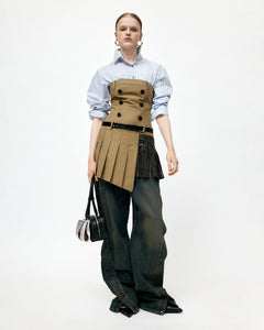 기타 DOUBLE PLEATS TRENCH DRESS atb1366w(KHAKI)