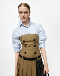 기타 DOUBLE PLEATS TRENCH DRESS atb1366w(KHAKI)