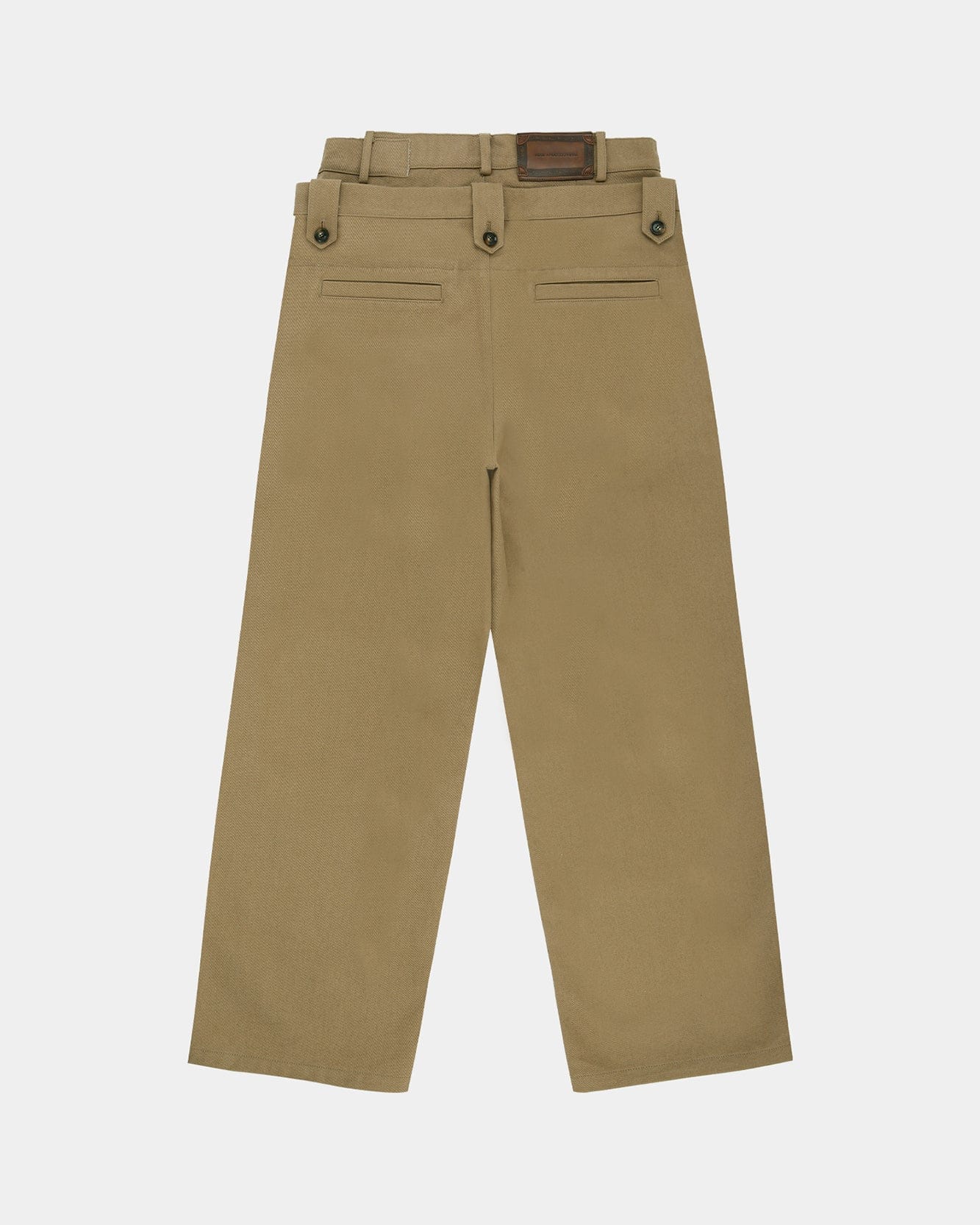 10/14 Scheduled Delivery] DOUBLE WAISTBAND WIDE-LEG TROUSERS