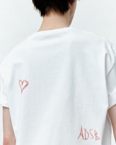 기타 (ESSENTIAL) UNISEX AGAIN LIP T-SHIRT atb1406u(WHITE)
