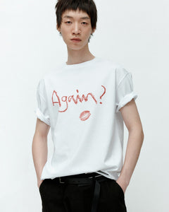 기타 (ESSENTIAL) UNISEX AGAIN LIP T-SHIRT atb1406u(WHITE)