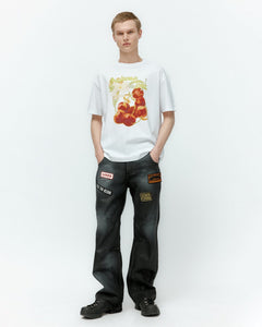 기타 (ESSENTIAL) UNISEX FRUITS T-SHIRT atb1407u(WHITE)