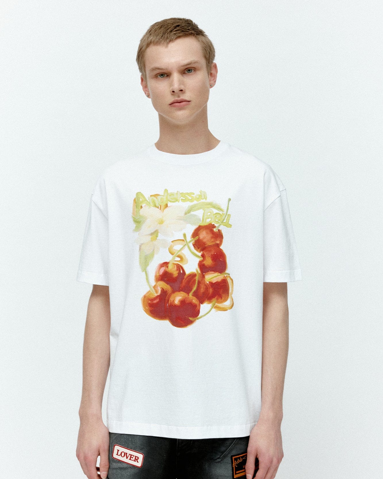기타 (ESSENTIAL) UNISEX FRUITS T-SHIRT atb1407u(WHITE)