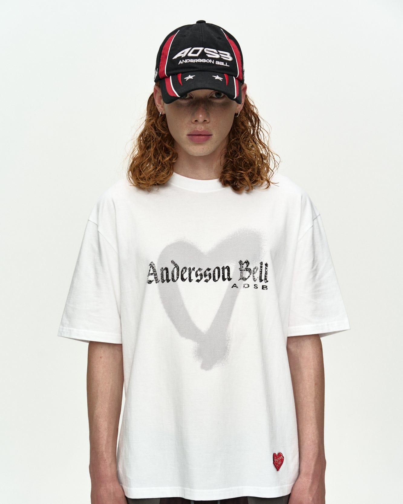 RESTOCK] (ESSENTIAL) UNISEX HEART T-SHIRT atb1417u(WHITE