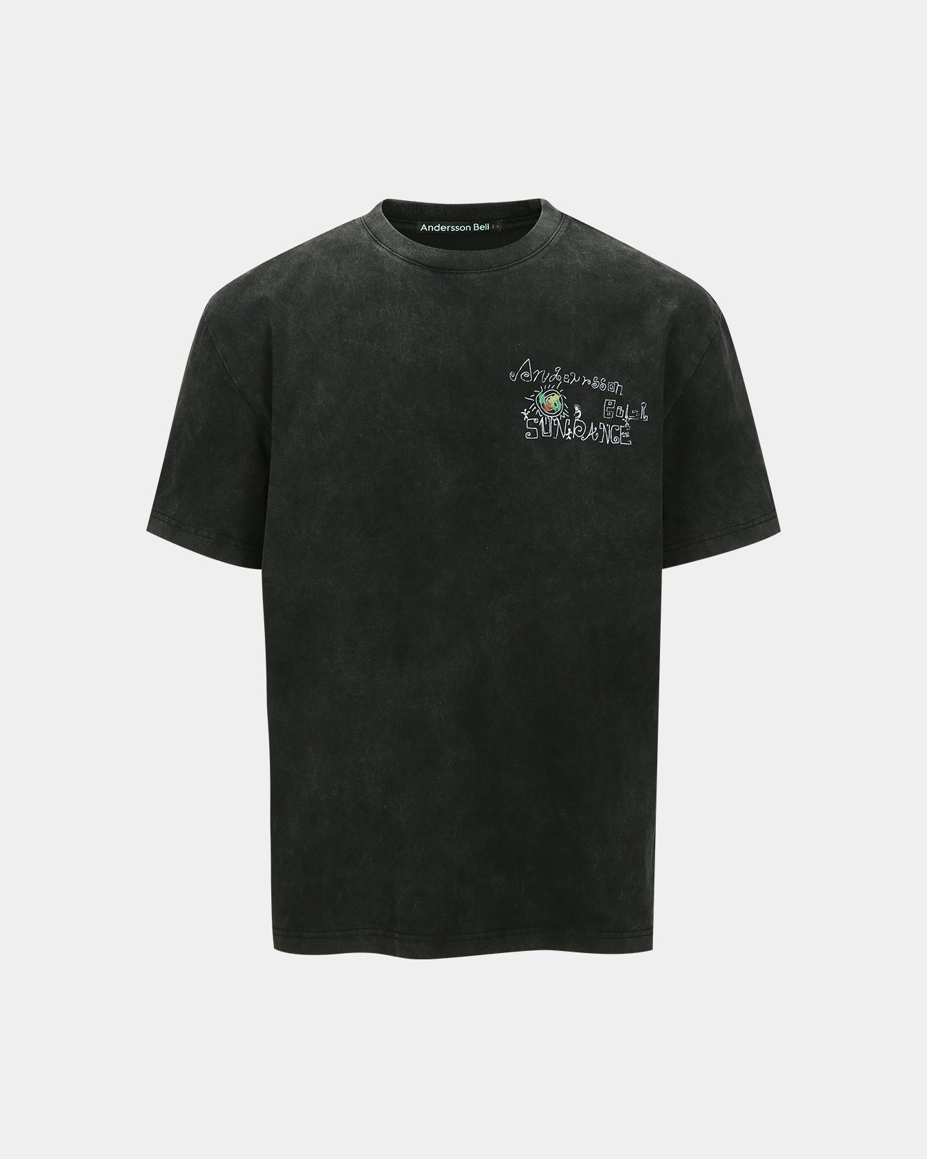 기타 (ESSENTIAL) UNISEX PIGMENT SUN DANCE T-SHIRT atb1404u(BLACK)